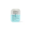 A blue 35ml spray sanitiser with a clear liquid and a branding logo on the container. Features a sandalwood scent.