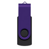 A Helix 4GB Mix & Match Flash Drive featuring a sleek black and purple design.