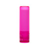 A lip balm stick in a bright pink tube. The design is simple and sleek, suitable for health and personal care use.