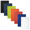 A collection of Ambassador Bound JournalBooks in various colours: black, blue, green, orange, red, white, and navy.