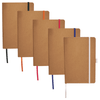 A series of Colour Bound JournalBooks in various colours with elastic closures and matching bookmarks.