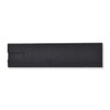 A sleek black pen with a minimalist design, presented in a simple black sleeve.