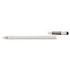 An inkless pen with a sleek white design and a retractable tip for versatile writing.