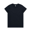 A black t-shirt with a round neckline and short sleeves. The shirt has a label and no visible logos.