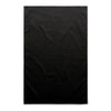 A black tea towel featuring a plain design, suitable for home use, with a logo visible on the fabric.