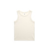 A cream-coloured organic rib tank top with no visible logos or branding. Suitable for casual wear.