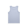 A light blue organic rib tank top with a simple design and no visible logos.