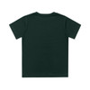 A green kids' classic tee featuring a plain back design. It has a simple and casual style, suitable for everyday wear.