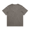A faded grey T-shirt with a relaxed fit and short sleeves. The back is simple with no designs or logos.