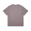 A heavy faded tee in a soft mauve colour, featuring short sleeves and a relaxed fit. It has a simple design with no visible branding.