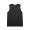A black, sleeveless tank top with a simple, unadorned design and no visible branding.