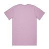 A lavender Classic Tee featuring a plain back design and a logo on the label.