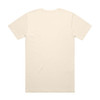 A plain cream-coloured Block Tubular Tee with a short sleeve and no visible branding on the back.