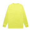 A long-sleeve tee in bright yellow with a simple, unbranded design.