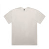 A light grey t-shirt with a classic fit, featuring a logo on the label. It has short sleeves and a round neckline.