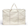 A storage bag in cream colour with sturdy handles, designed for carrying and organising items.