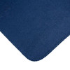A soft blue Polar Blanket featuring a smooth texture and rounded edges.