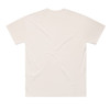 A classic oversized tee in a neutral cream colour with a plain back and a small logo at the neck.