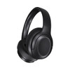 A pair of black ANC Bluetooth headphones with a sleek, modern design and padded ear cups.