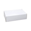 A plain white box with a rectangular shape, suitable for packaging various items.