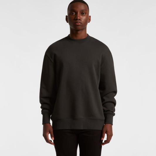 A dark green jumper with a crew neck and long sleeves, featuring a plain design and a small logo.
