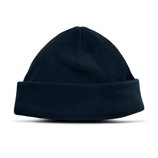 A Seattle Polar Fleece Beanie in a solid dark color. The beanie features a folded cuff design.