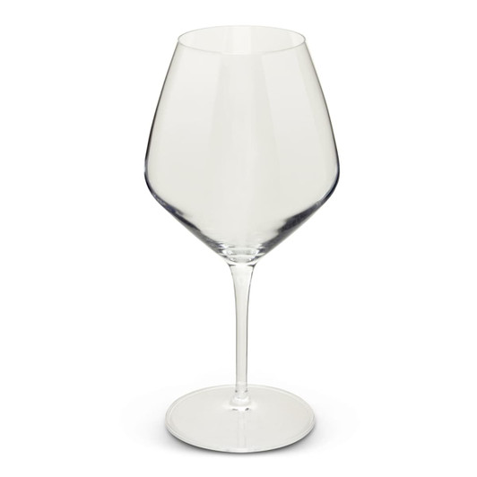A clear wine glass with a tall bowl and slender stem, part of the Luigi Bormioli Atelier collection.