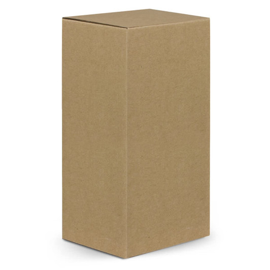 A brown cardboard box with a plain exterior, suitable for packaging or storage.