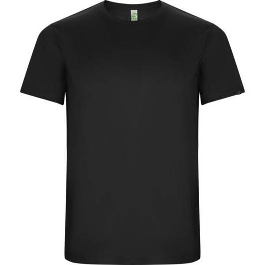 A black Imola T-Shirt with a crew neck and short sleeves, featuring a small logo on the side.