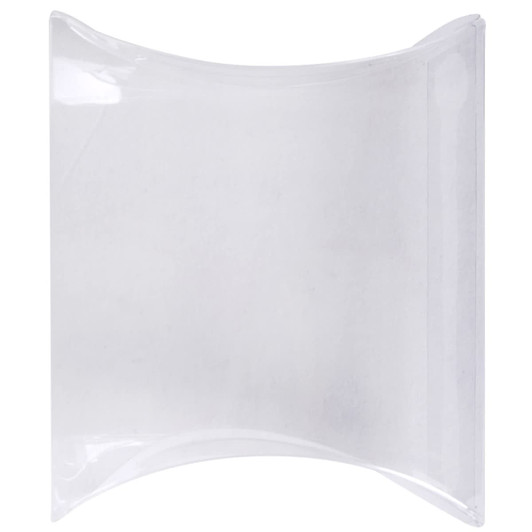 A clear pillow pack for pen packaging, featuring a sleek and smooth design.