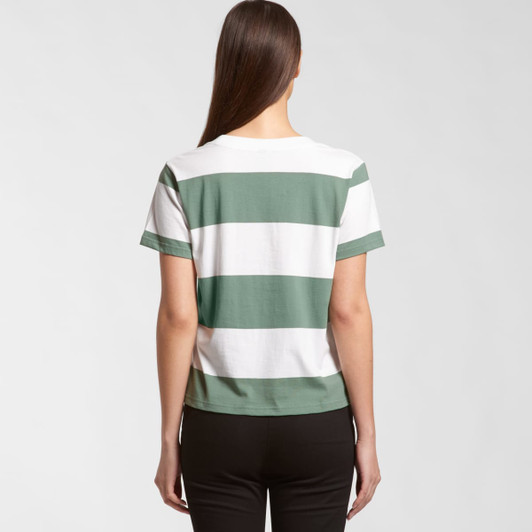 Wo's Wide Stripe Tee