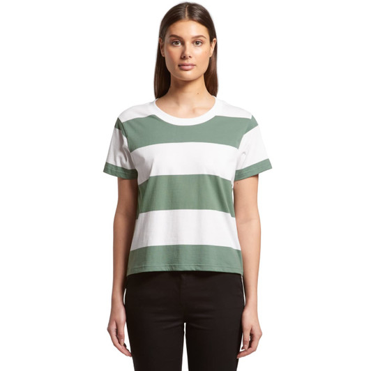 Wo's Wide Stripe Tee