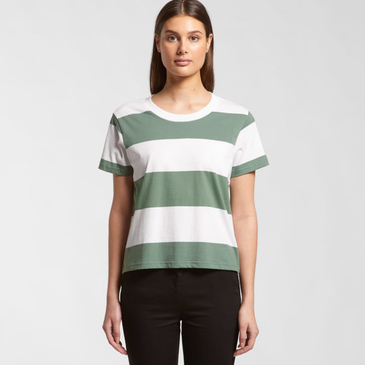 Wo's Wide Stripe Tee