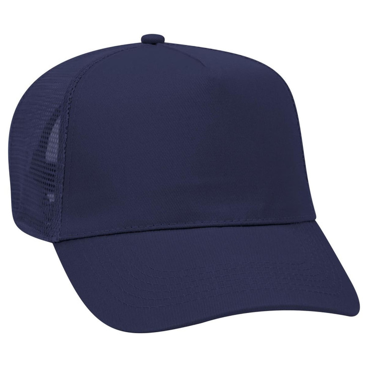 5 Panel Mid Profile Trucker Cap