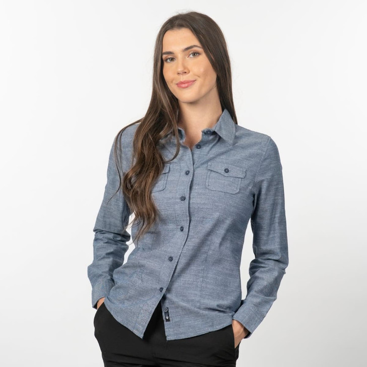 Long Sleeve Chambray Shirt