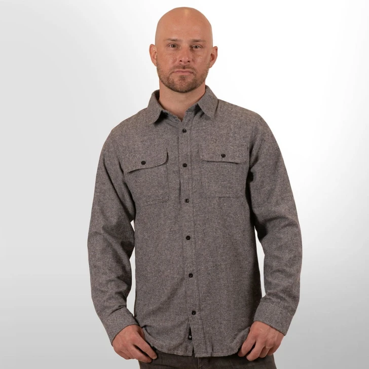 Long Sleeve Yarn-Dyed Flannel Shirt