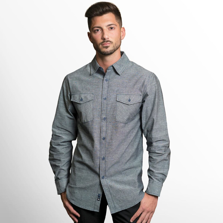 Long Sleeve Chambray Shirt