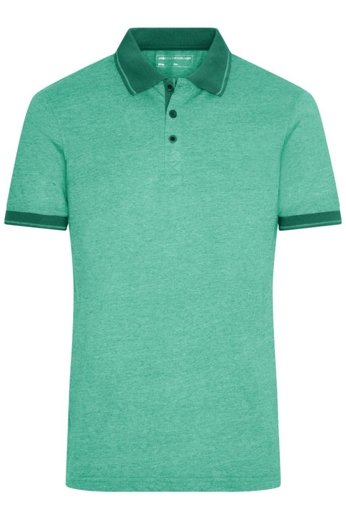 Mens Heather Polo