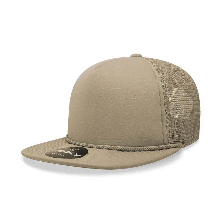 5 Panel High Profile Structured Foam Trucker