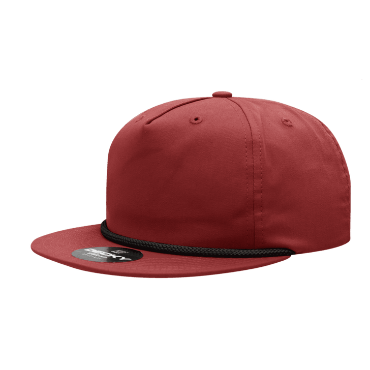 5 Panel High Profile Relaxed Rope Hat