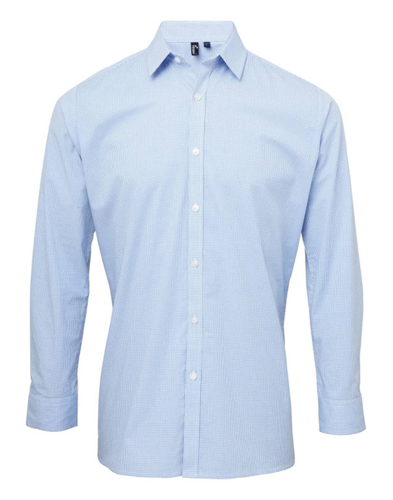 Microcheck L-S Cotton Shirt