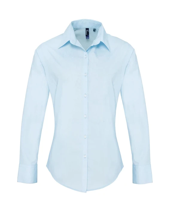 Womens Supreme Poplin L-S Shirt
