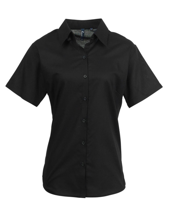 Womens Signature Oxford S-S Shirt