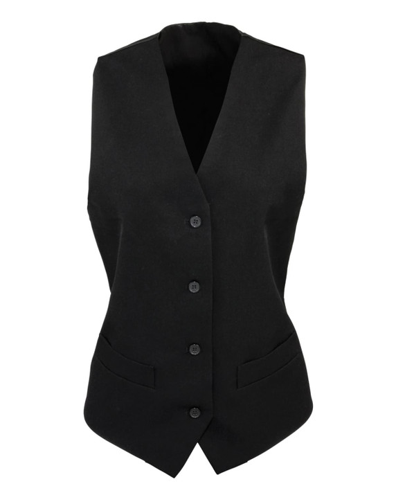 Womens Lined Polyester Waistcoat