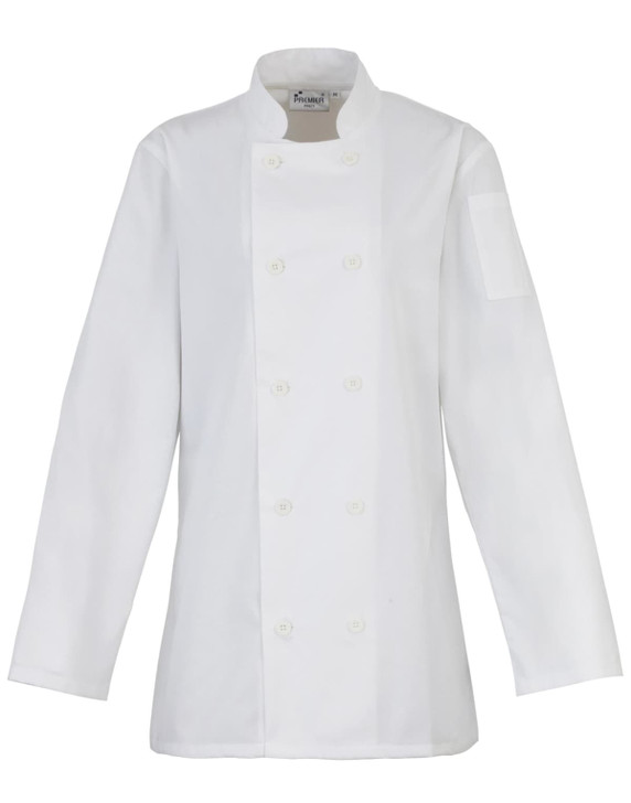 Womens L-S Chef's Jacket