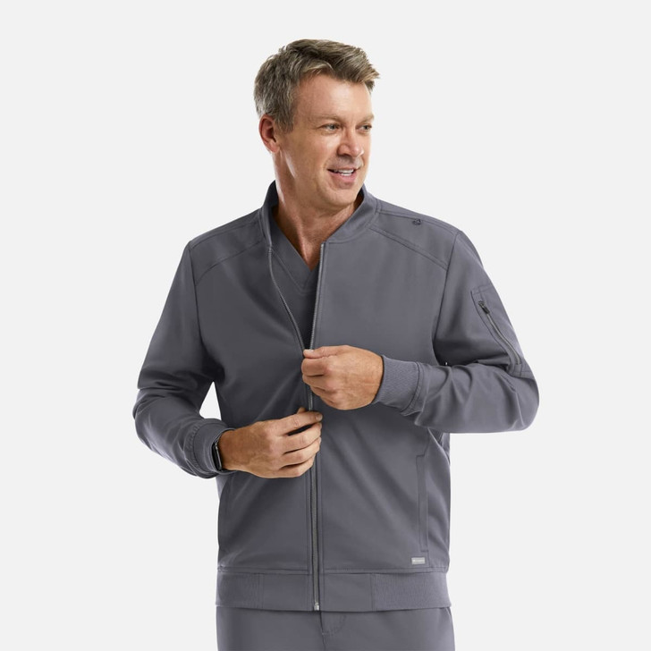 Momentum Mens Full Zip Bomber Jacket