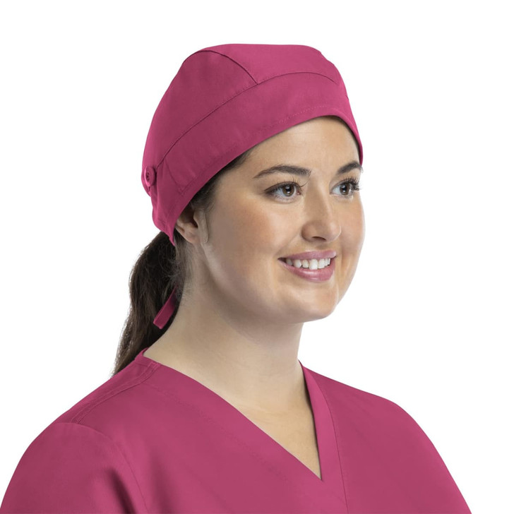 Scrub Cap Unisex Cap With Buttons