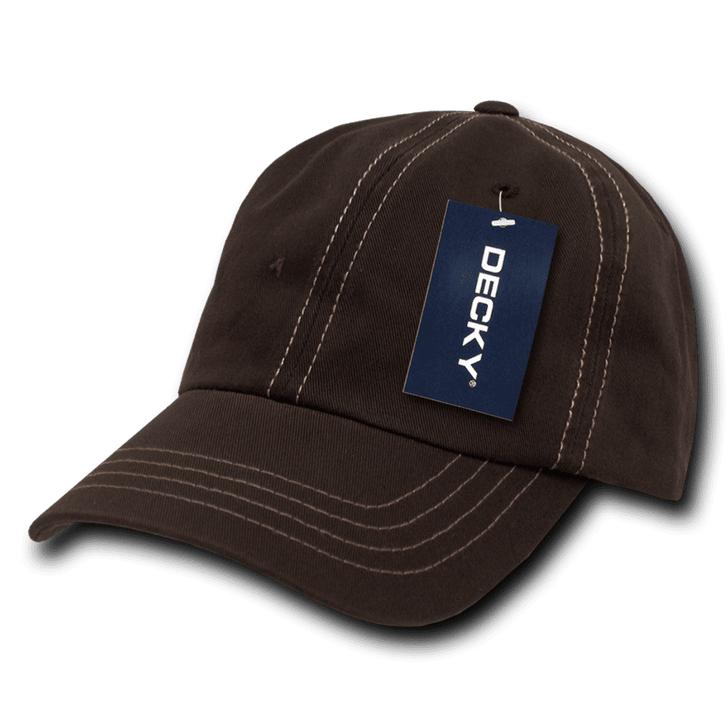 6 Panel Low Profile Relaxed Contra-Stitch Dad Hat
