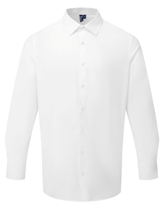 Mens L-S Recyclight Poplin Shirt