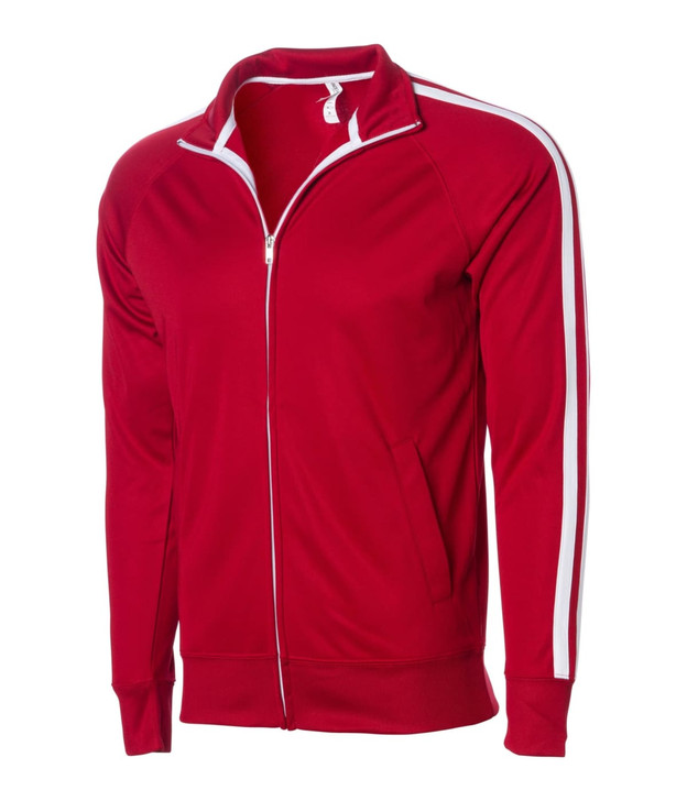 Adult Unisex Poly Zip Track Jacket